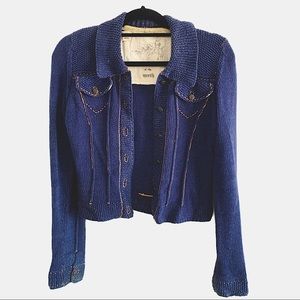 Anthropologie Anchor Button Cardigan